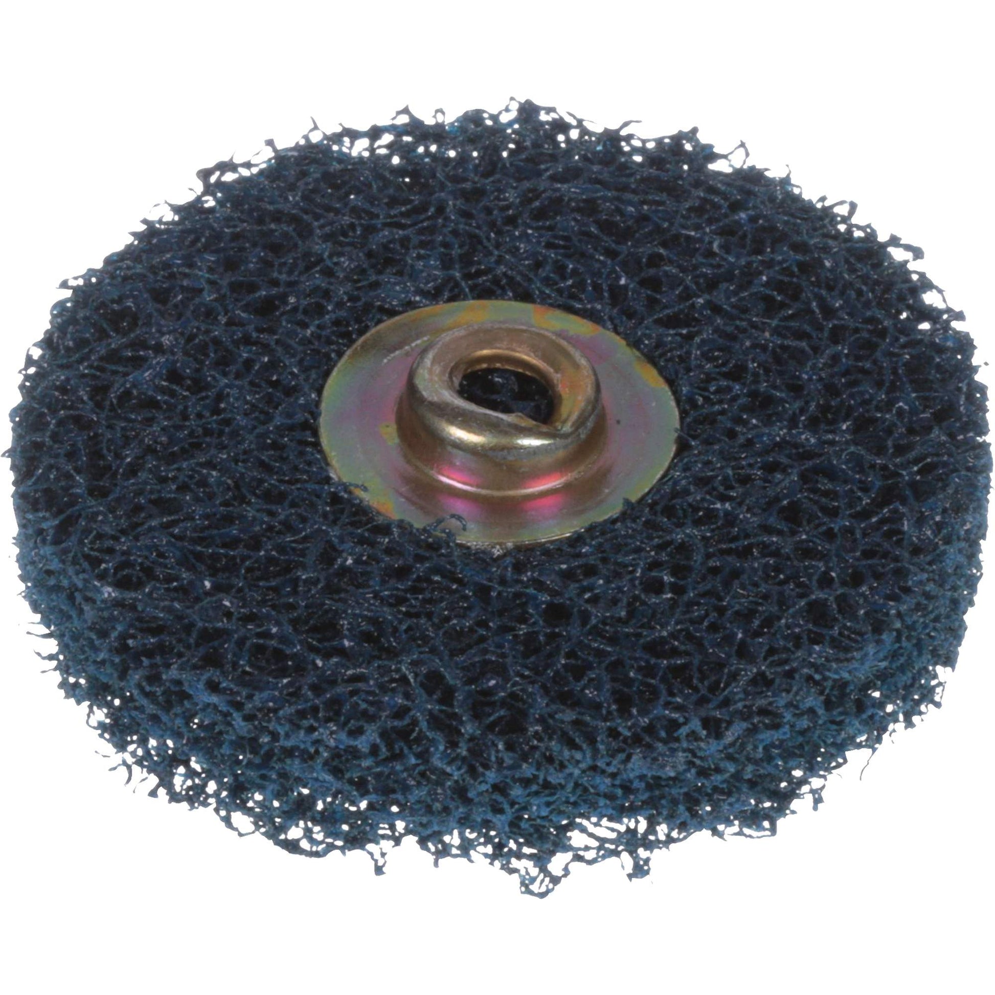 Quick Change Buff and Blend HS Disc, 2" Dia., Medium Grit, Aluminum Oxide