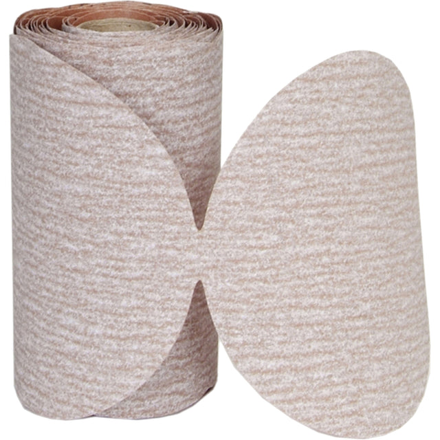 PSA Sanding Disc, 6" Dia., P220 Grit, Aluminum Oxide