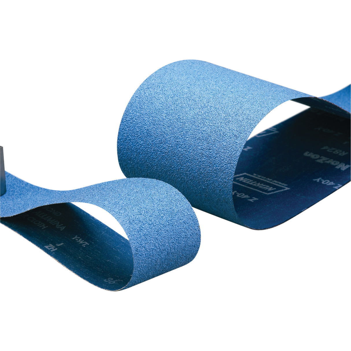 Norzon Plus® R823P Stationary Belts, 6" W x 48" L, Zirconium, 120 Grit