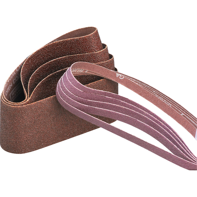 Metalite® R228 Portable Belts, 4" W x 24" L, Aluminum Oxide, 100 Grit