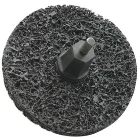 Bear-Tex® Rapid Strip Non-Woven Quick-Change Disc, 3" Dia., Extra Coarse Grit, Silicon Carbide