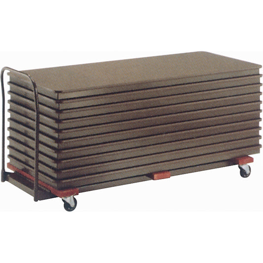 Flat Stacking Table Caddies, 97.5" W x 31.25" D x 36.25" H