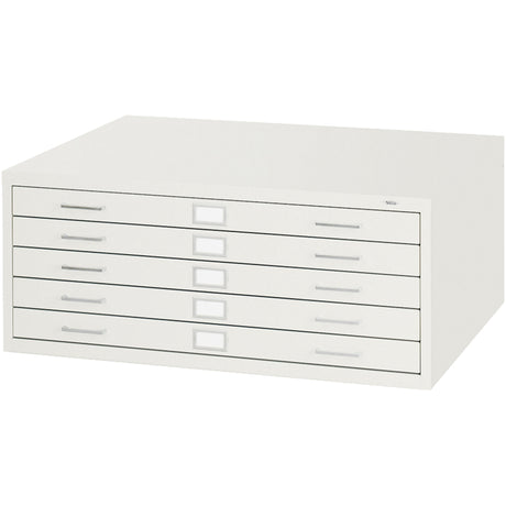 Steel Plan Files-5 Drawer, 5 Drawers, 40-3/8" W x 29-3/8" D x 16-1/2" H