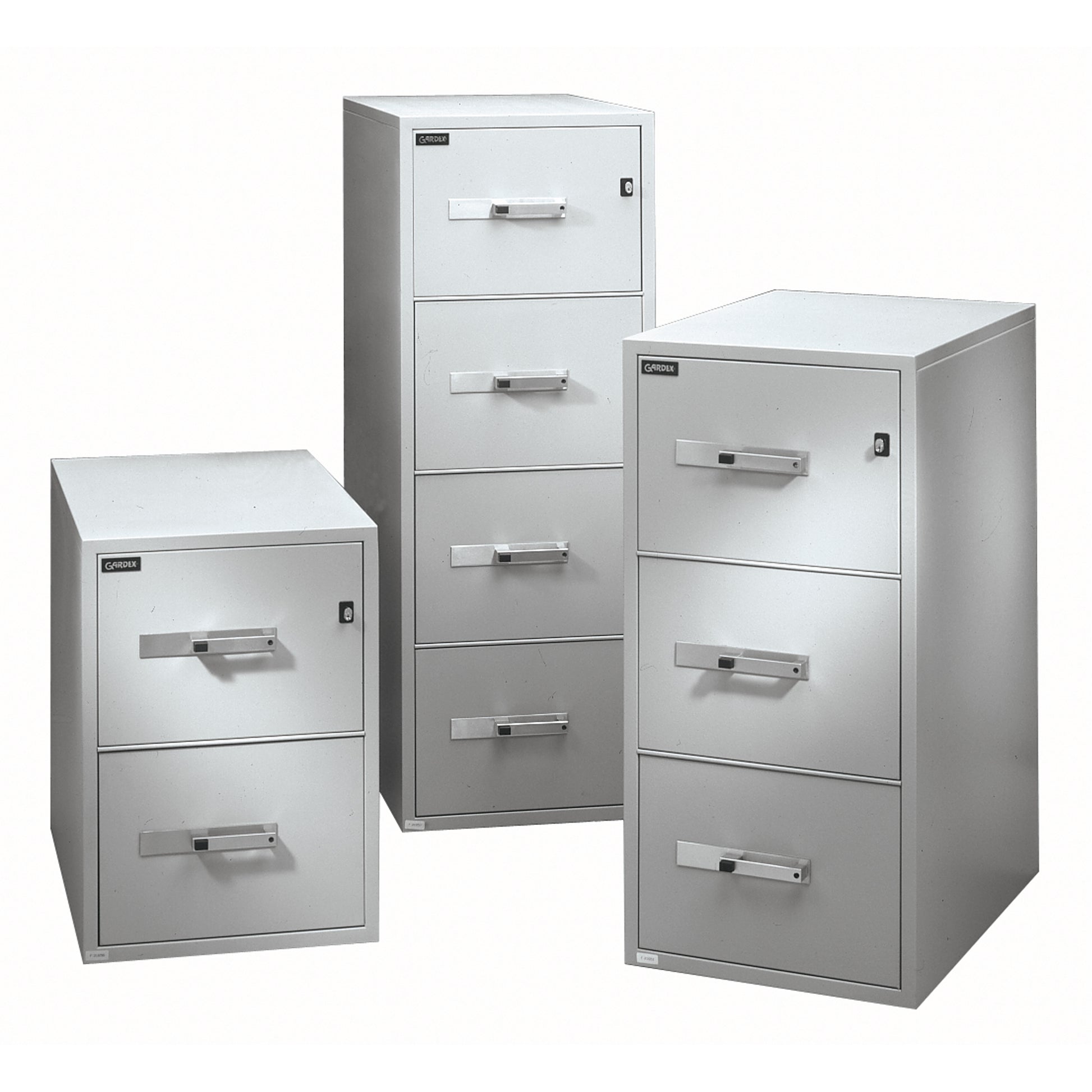 Fire Resistant Filing Cabinets, Steel, 3 Drawers, 19-3/4" W x 31" D x 28" H, Beige