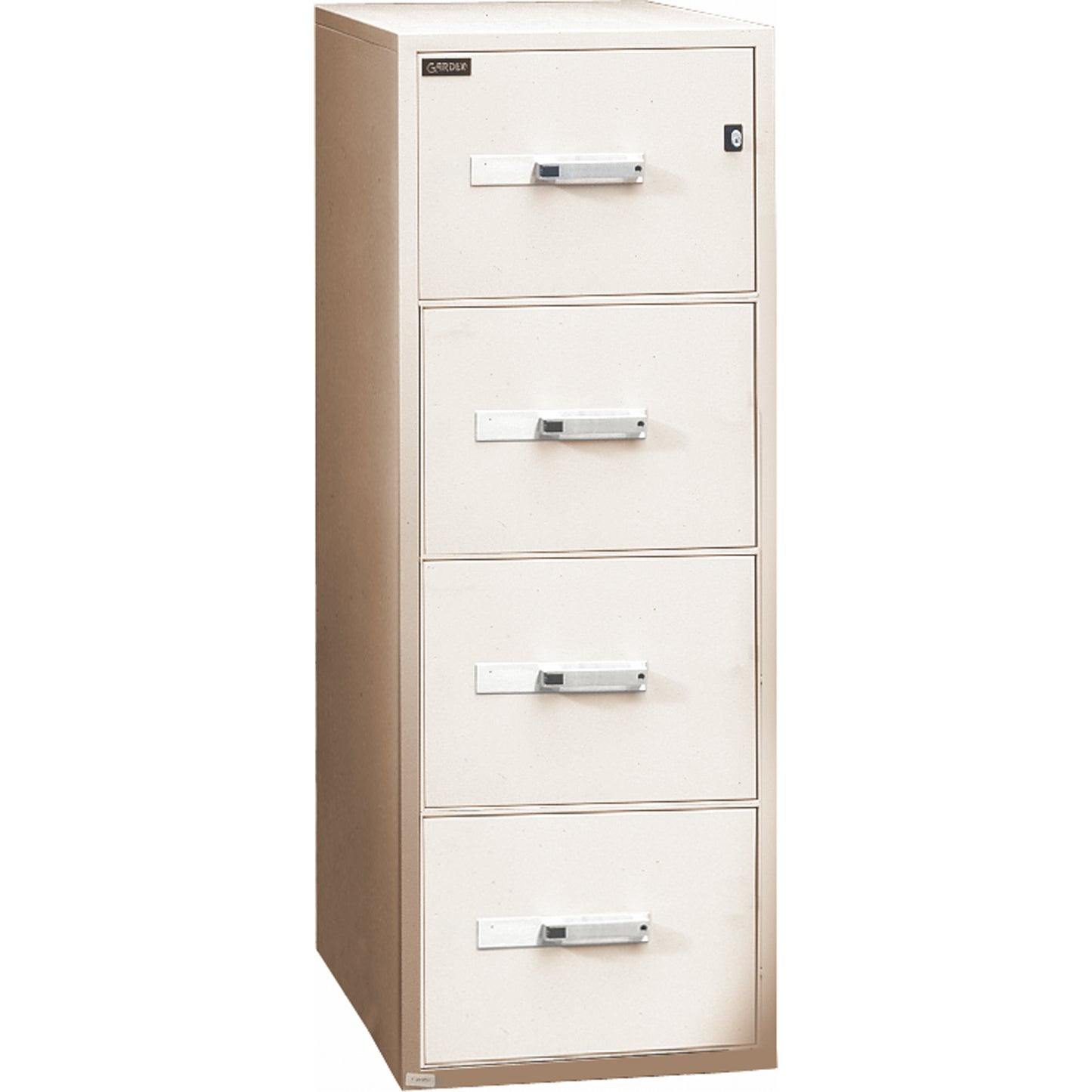 Fire Resistant Filing Cabinets, Steel, 4 Drawers, 19-3/4" W x 31" D x 54" H, Beige