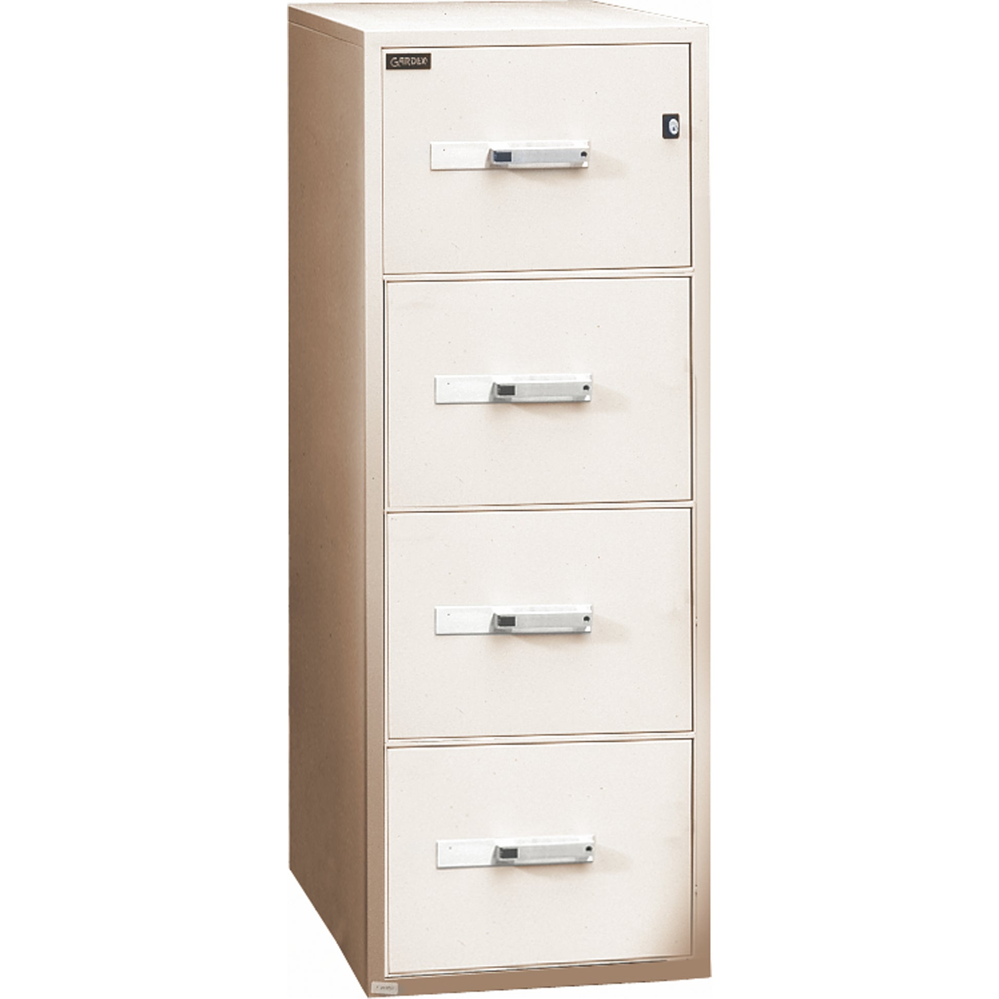 Fire Resistant Filing Cabinets, Steel, 4 Drawers, 19-3/4" W x 31" D x 54" H, Beige