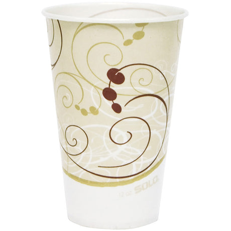 Disposable Cups, Paper, 12 oz., Multi-Colour