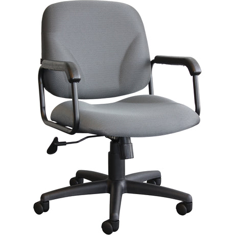 Mid Back Conference Room Chair, Charcoal, 275 lbs. Capacity