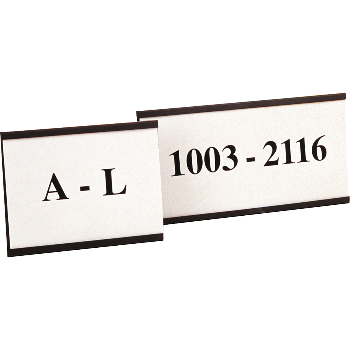 Magnetic Card Holders, Magnetic, 3" L x 1" W