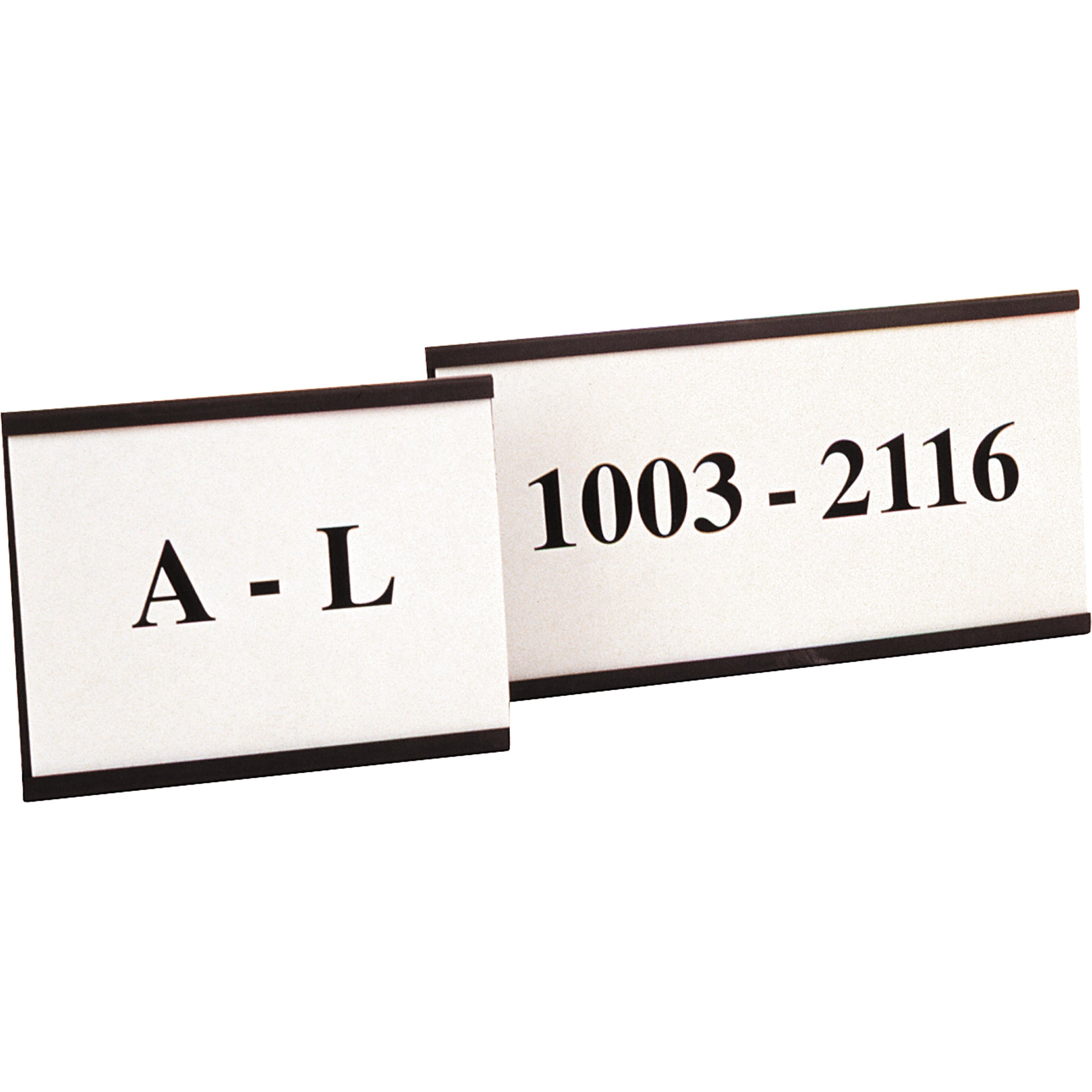 Magnetic Card Holders, Magnetic, 4" L x 1" W