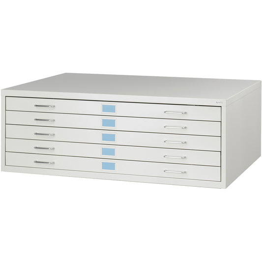 FacilTM Flat File Cabinets, 5 Drawers, 46" W x 32" D x 16-3/8" H