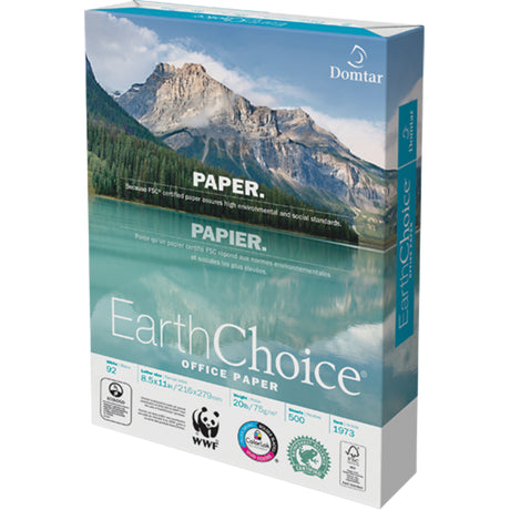EarthChoice® Office Paper, FSC, 8-1/2" x 11", 20 lbs., White