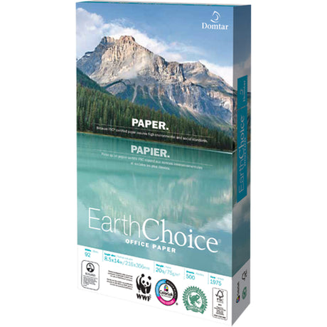 EarthChoice® Office Paper, FSC, 8-1/2" x 14", 20 lbs., White