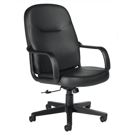 Office Chairs, Leather, Black
