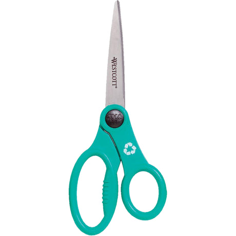 KleenEarth® Recycled Scissors, 8", Rings Handle