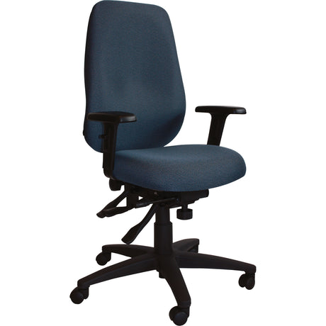 Cierra™ Petite Series Ergonomic Chairs, Fabric, Blue, 300 lbs. Capacity