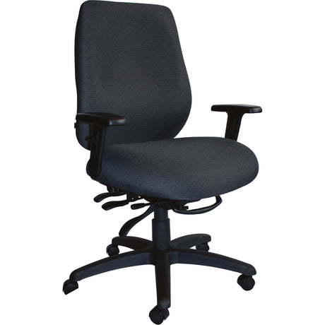 Cierra™ Heavy Duty Ergonomic Chairs, Fabric, Black, 400 lbs. Capacity