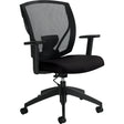 Task Chairs, Vinyl, Black, 300 lbs. Capacity