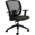 Task Chairs, Fabric, Charcoal, 300 lbs. Capacity