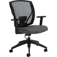Task Chairs, Vinyl, Charcoal, 300 lbs. Capacity