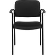 Stacking Chairs, Fabric, 32" High, 300 lbs. Capacity, Black
