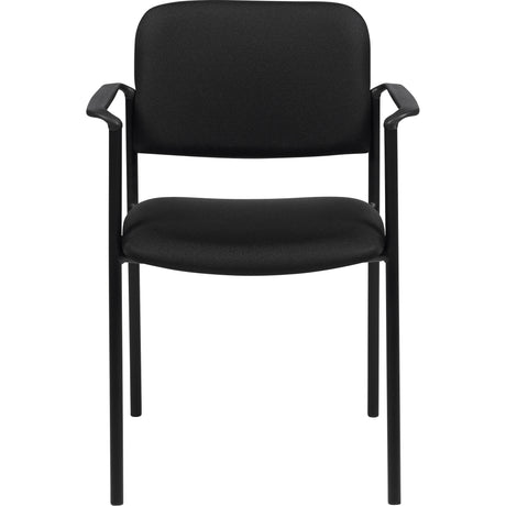 Stacking Chairs, Fabric, 32" High, 300 lbs. Capacity, Black