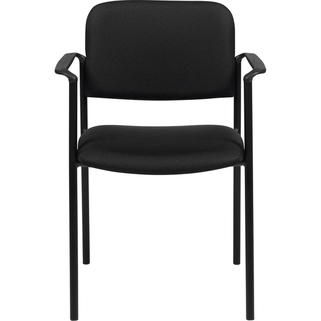 Stacking Chairs, Fabric, 32" High, 300 lbs. Capacity, Black