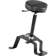 TA 200™ Ergonomic Sit/Stand Chair, Vinyl, Black