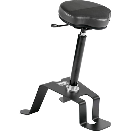 TA 200™ Ergonomic Sit/Stand Chair, Vinyl, Black