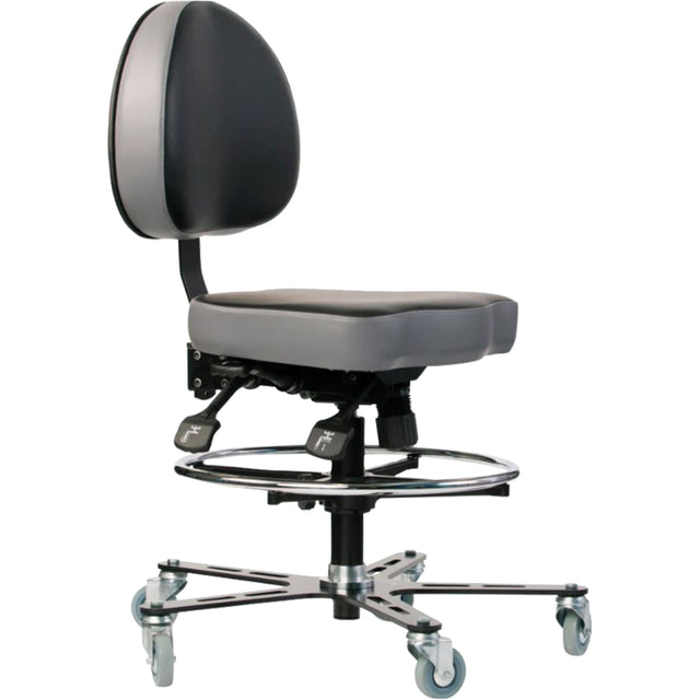 TF 180™ Ergonomic Chair, Vinyl, Black