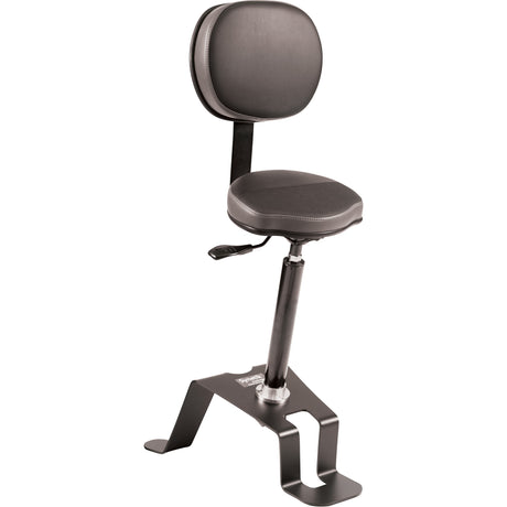 TA 300™ Ergonomic Sit/Stand Chair, Vinyl, Black