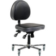 SF 180™ Multi-Tilt Ergonomic Chair, Vinyl, Black/Grey