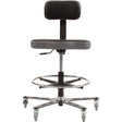 TF 160™ Ergonomic Chair, Vinyl, Black/Grey