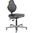Vega™ Multi-Tilt Ergonomic Chair, Vinyl, Black/Grey