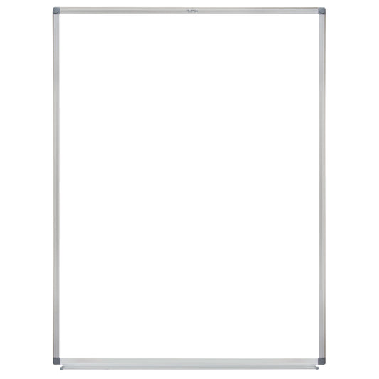 Porcelain Whiteboard, Magnetic, 36" W x 48" H