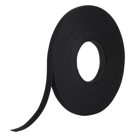 One-Wrap® Fastener Tape, Hook & Loop, 25 yds x 1/2", Self-Grip, Black