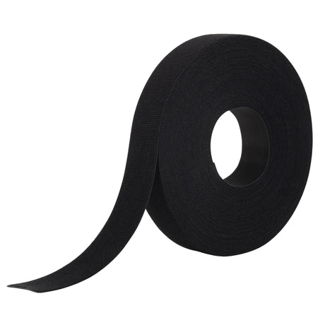 One-Wrap® Fastener Tape, Hook & Loop, 25 yds x 1", Self-Grip, Black