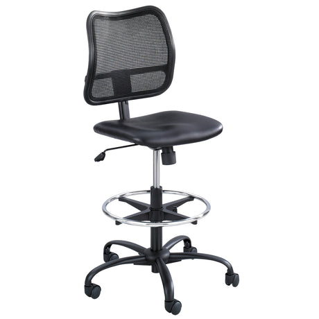 Vue™ Ergonomic Stool, Vinyl, Black, 250 lbs. Capacity