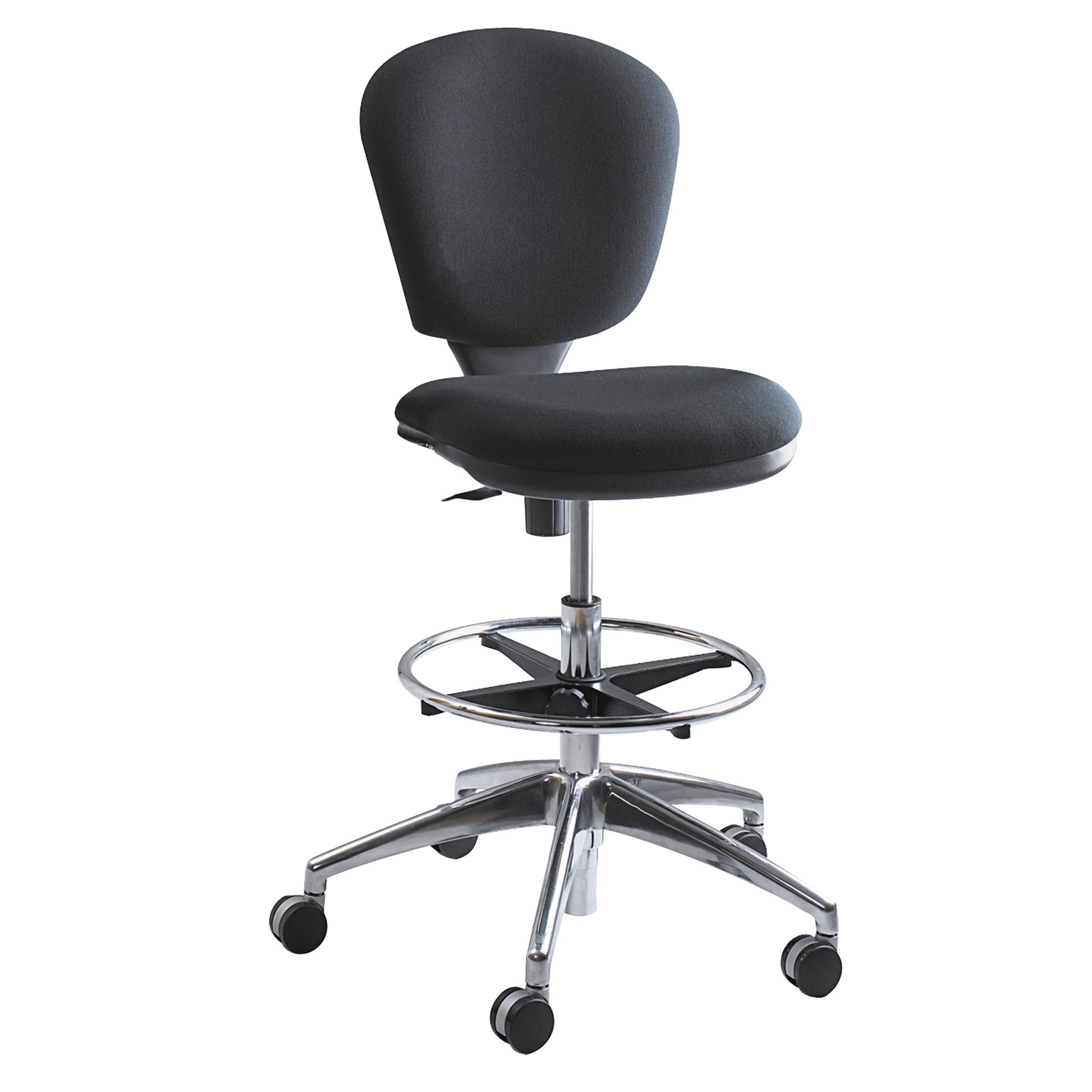 Metro™ Extended-High Chair, Fabric, Black, 250 lbs. Capacity
