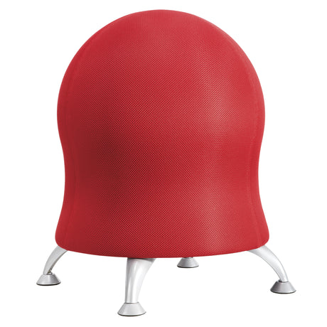 Zenergy™ Ball Chair, Fabric, Red, 250 lbs. Capacity