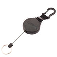 Securit™ Retractable Key Holder, Polycarbonate, 28" Cable, Carabiner Attachment