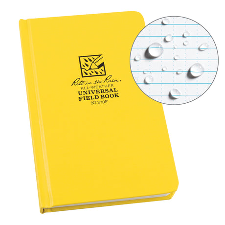 Bound Book, Hard Cover, Yellow, 160 Pages, 4-5/8" W x 7-1/4" L