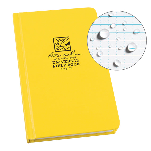 Bound Book, Hard Cover, Yellow, 160 Pages, 4-5/8" W x 7-1/4" L