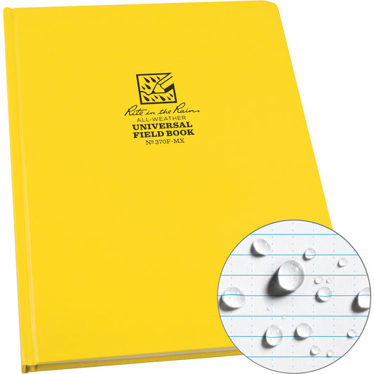 Maxi Bound Book, Hard Cover, Yellow, 160 Pages, 8-1/2" W x 11" L