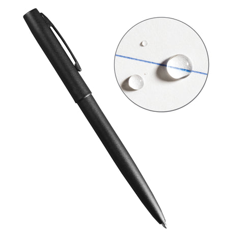 All-Weather Metal Pen, Blue, 0.8 mm, Retractable