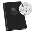 Bound Book, Hard Cover, Black, 160 Pages, 4-5/8" W x 7-1/4" L