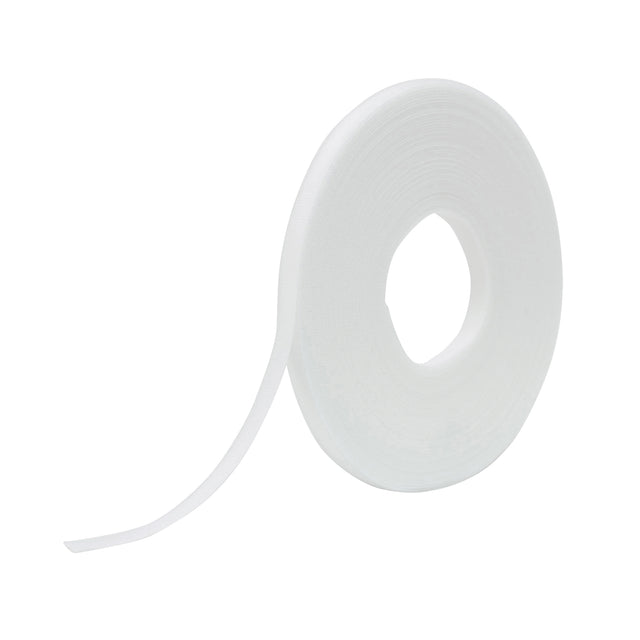 One-Wrap® Fastener Tape, Hook & Loop, 25 yds x 1/2", Self-Grip, White