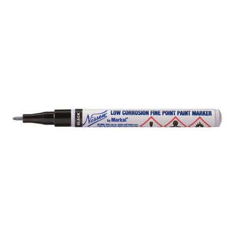 Nissen® Low-Corrosion Fine-Point Paint Marker, Liquid, Black