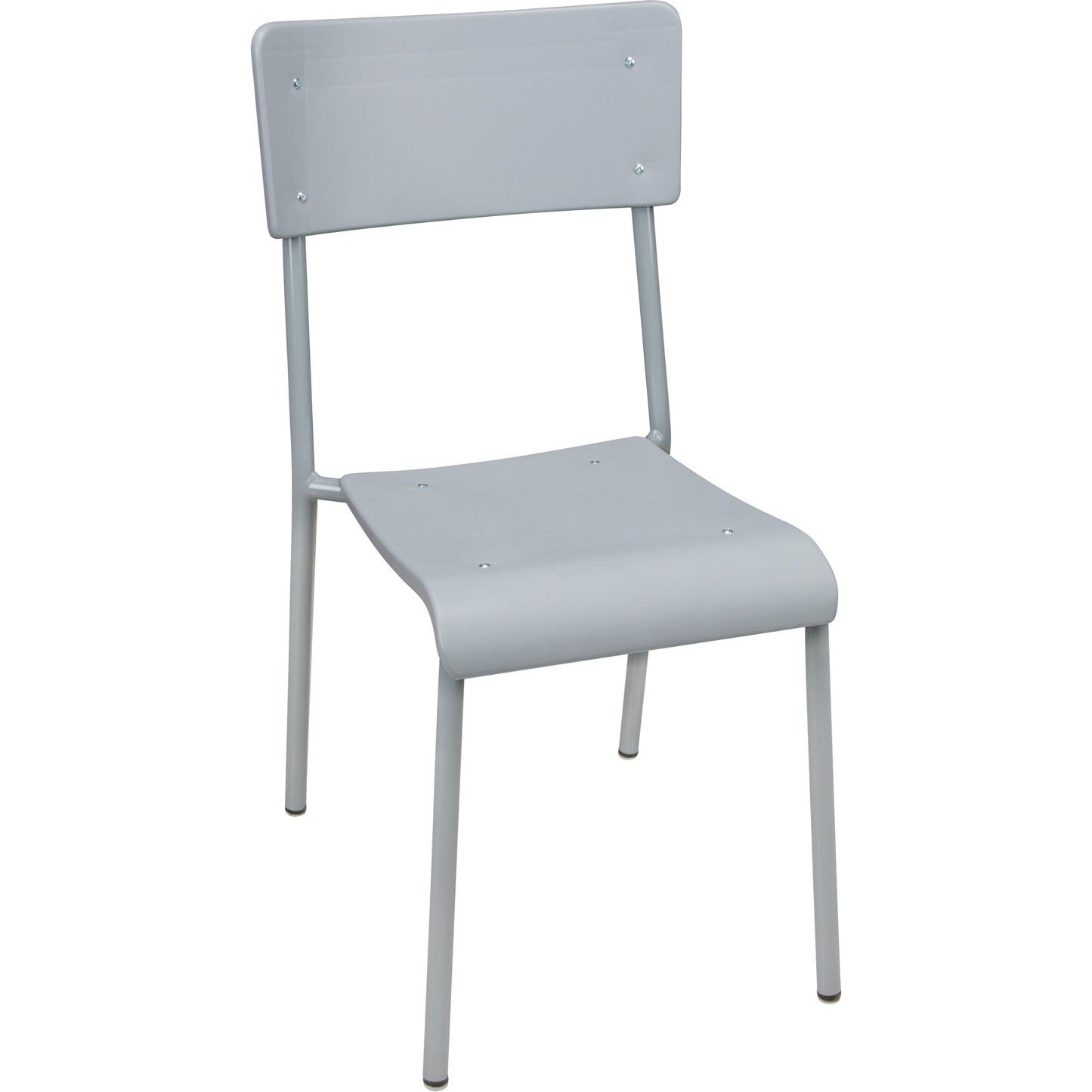Ventura Stacking Chair, Polypropylene, 36" High, 300 lbs. Capacity, Grey
