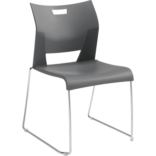 Duet™ Armless Training Chair, Plastic, 33-1/4" High, 350 lbs. Capacity, Grey